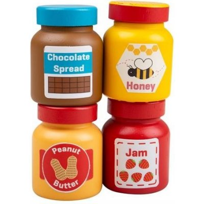 Bigjigs Toys dřevěná sada svačinkových pomazánek – Zboží Dáma