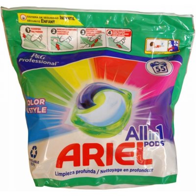 Ariel All in 1 Pods Color kapsle 55 PD 1,3 kg – Zboží Mobilmania