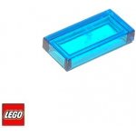 LEGO® 3069 Dlaždice 1x2 PRŮHLEDNÁ Tmavě-Modrá-Průhledná – Sleviste.cz