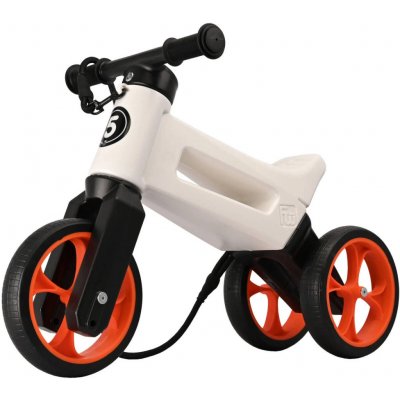 FUNNY WHEELS Rider SuperSport 2v1 bílo-oranžové – Zboží Dáma