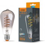 VIDEX LED žárovka filament E27 4W ST64 stmívatelná teplá bílá – Hledejceny.cz