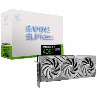 MSI GeForce RTX 4080 SUPER 16G GAMING X SLIM WHITE – Zboží Mobilmania