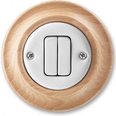 ABB Decento č.5 3559K-C05345 50 bílá/přírodní buk – Hledejceny.cz