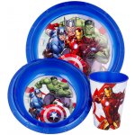 STOR Jídelní sada Avengers Rolling thunder 3 ks – Zboží Dáma