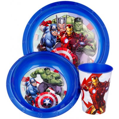 STOR Jídelní sada Avengers Rolling thunder 3 ks – Zboží Dáma