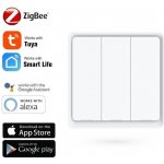 TUYA Zigbee 3.0 vypínač bílý AS-SF31Z-L – Zboží Mobilmania