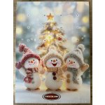 Chocoland Adventní kalendář Veselí sněhuláci mléčná čokoláda 50g – Hledejceny.cz