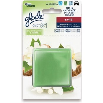 Glade by Brise Discreet Bali Sandalwood & Jasmine osvěžovač vzduchu náplň 12 g