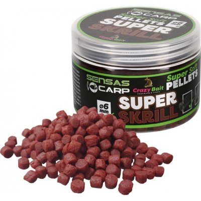 Sensas Měkčené Pelety Super Soft Super Krill 60g 4mm – Sleviste.cz