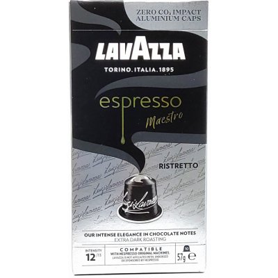 Lavazza Maestro Ristretto Espresso Alu Kapsle do Nespresso 10 ks – Zboží Mobilmania