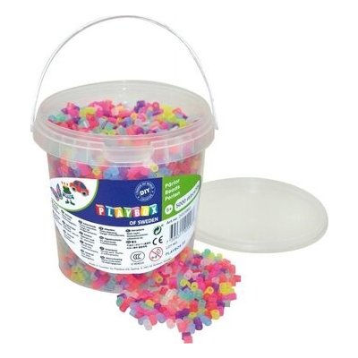 Playbox Zažehlovací korálky v kbelíku 5000 ks - se třpytkami – Zboží Dáma