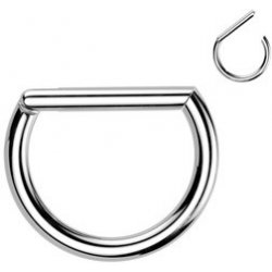 Šperky4U piercing segment půlkruh titan TIT1337-1208