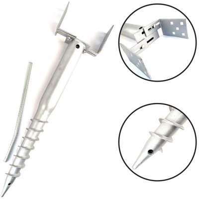 SVX Zemní vrut nastavitelný 160mm 885x160-80x2 – Hledejceny.cz