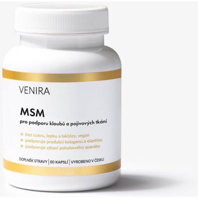 Venira MSM pro pohybový aparát 80 kapslí – Hledejceny.cz