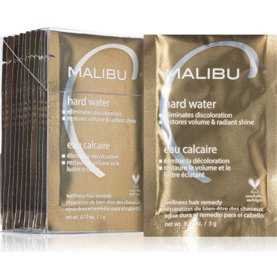 Malibu C Wellness Hair Remedy Hard Water detoxikační kúra na vlasy 12 x 5 g – Zboží Mobilmania