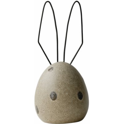 DBKD Velikonoční dekorace Hare Beige Dot 18 cm, béžová barva, kov, keramika – Hledejceny.cz