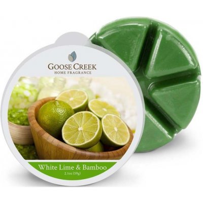 Goose Creek Candle vonný vosk White Lime and Bamboo 59 g – Zboží Mobilmania