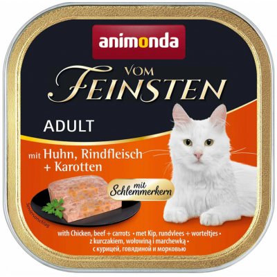 Animonda Vom Feinsten Adult kuřecí hovězí mrkev 100 g – Zboží Mobilmania