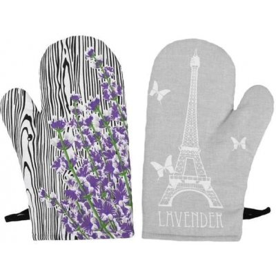 Forbyt Kuchyňská chňapka Levandule šedá 18 x 28 cm – Zboží Dáma