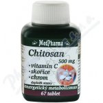 MedPharma Chitosan 500 mg+vit.C+chrom 67 tablet – Hledejceny.cz