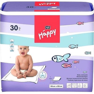 BELLA Baby Happy Dětské podložky 60 × 60 , 30 ks – Zboží Mobilmania