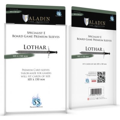 Board&Dice Obaly na karty Paladin: Lothar 105x150mm 55 ks – Zboží Živě