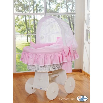 MY SWEET BABY LUDVÍK proutěný košík se stříškou proutí – Zboží Mobilmania