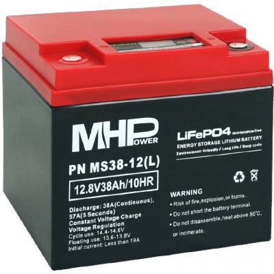 MHPower MS38-12(L) LiFePO4 12V/38Ah LC1-M6 MS38-12(L) – Zboží Živě