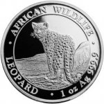 Bayerische Hauptmünzamt stříbrná mince African Wildlife Leopard 2018 1 oz – Zboží Dáma