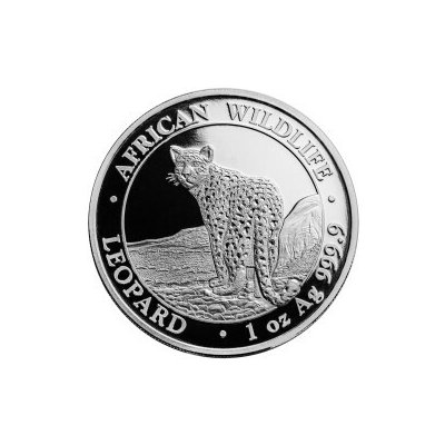 Bayerische Hauptmünzamt stříbrná mince African Wildlife Leopard 2018 1 oz – Zboží Dáma