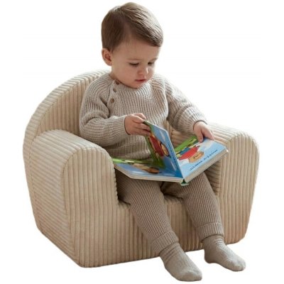 New Baby Dětské křeslo Manšestrové cream – Hledejceny.cz