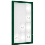 PROCITY Venkovní vitrína model 1000, 12 x A4, plexi, zelená | Zboží Auto