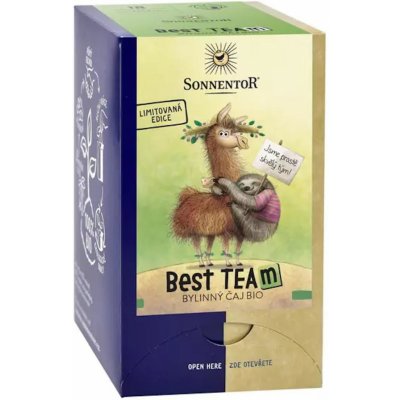 Sonnentor Best Team bylinný čaj bio 18 sáčků 32,4 g – Zbozi.Blesk.cz