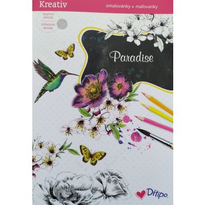 Ditipo 7005009 Třpytivé malování Paradise – Hledejceny.cz