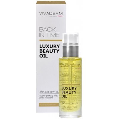 Vivaco Vivaderm Luxury beauty oil Suchý pleťový olej proti vráskám 30 ml – Zboží Dáma