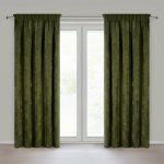 EUROFIRANY ZÁVĚS NA PÁSCE VANI 140X270 CM OLIVOVÝ – Hledejceny.cz