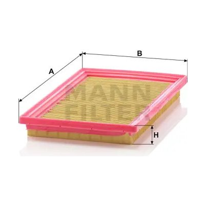 MANN FILTER Vzduchový filtr C 2742 – Hledejceny.cz