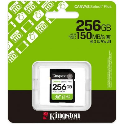 Kingston SDXC 256GB Canvas Select Plus SDS3/256GB – Sleviste.cz