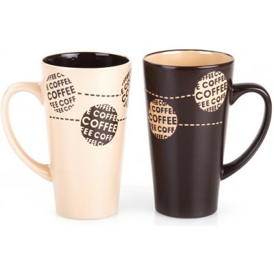 hrnek COFFEE mix barev keramický 450 ml – Sleviste.cz