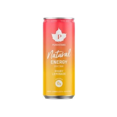 Puhdistamo Natural Energy Drink rhuby lemonade 330 ml – Zboží Mobilmania