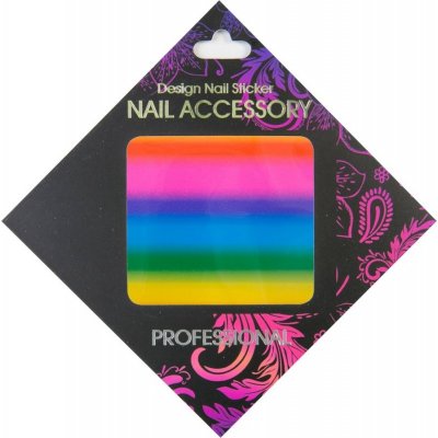 Magnetic Nail Gel Transfer Foil Foil Rainbow