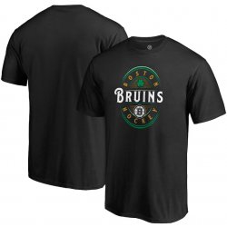 Fanatics pánské tričko Boston Bruins St. Patrick's Day Forever Lucky T-Shirt Black