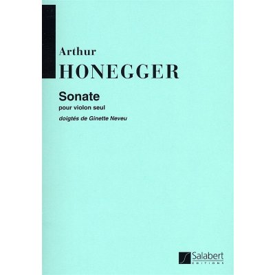 Editions Salabert Noty pro housle Sonate