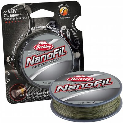 Berkley šňůra Nanofil 125m 0,20mm 12,6kg LV Green