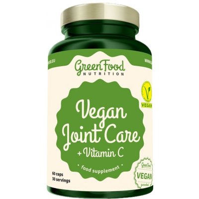 GreenFood Nutrition Vegan Joint Care + Vitamin C kapsle pro výživu kloubů a chrupavek 60 kapslí – Zboží Mobilmania