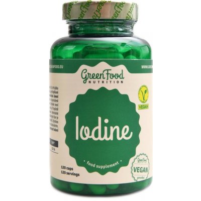 GreenFood nutrition Jód Iodine 90 kapslí – Hledejceny.cz