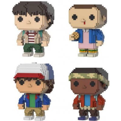 Funko Pop! 8 Bit Stranger Things Eleven with eggos Mike Dustin Lucas – Zboží Mobilmania