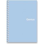 Shkolyaryk Kroužkový blok Genius A5, čtverečkovaný, 80 listů – Zboží Živě