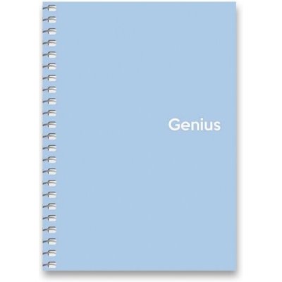 Shkolyaryk Kroužkový blok Genius A5, čtverečkovaný, 80 listů – Zboží Živě