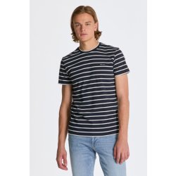 Gant Striped tričko SS T-SHIRT bílá